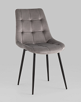 Стул Флекс New, велюр светло-серый УТ000039290 Stool Group Стул Флекс New, велюр светло-серый УТ000039290 Stool Group